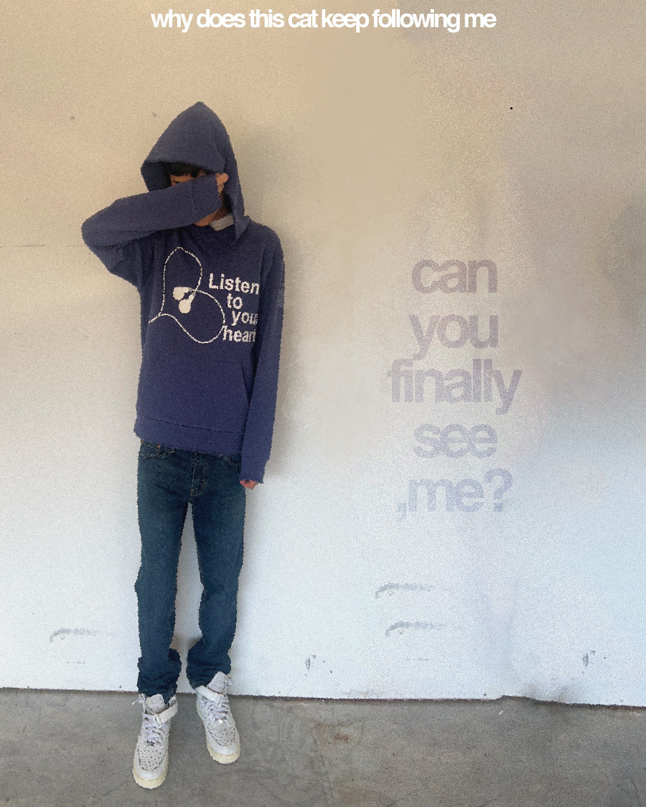 "ltyh" hoodie navy